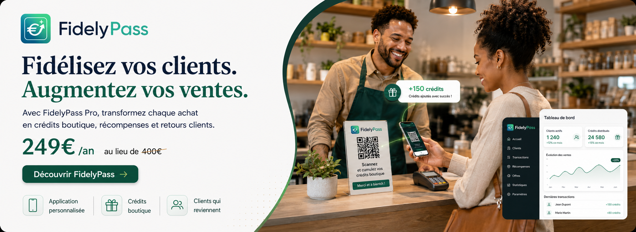 FidelyPass - Fidélisez vos clients
